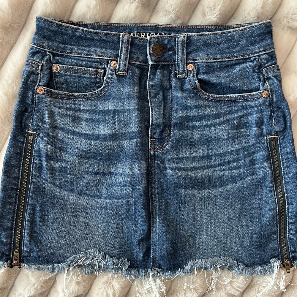 American Eagle outfitters denim miniskirt women’s size 0